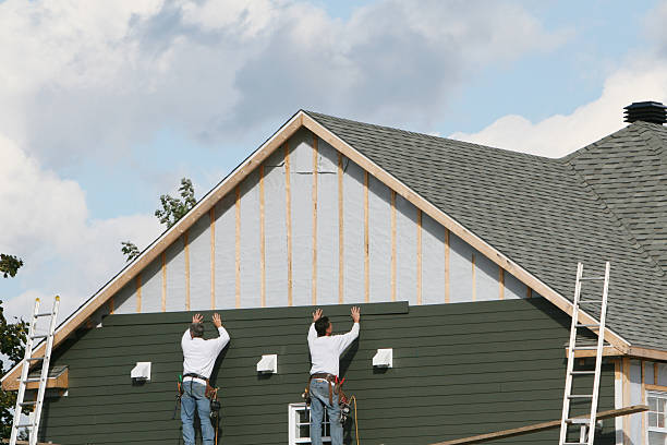 Professional Emergency Siding Repair technician working in Christiana, PA